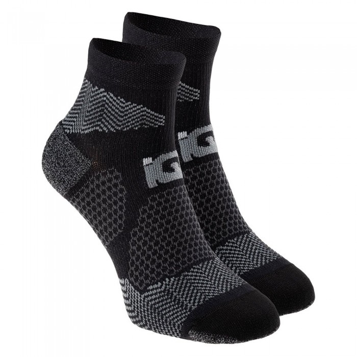 [해외]IQ Mogrun Short Socks 6139781444 Black / Frost Grey