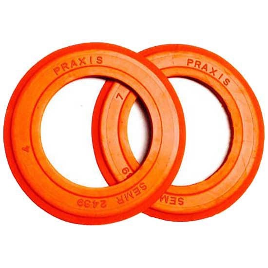 [해외]PRAXIS Kit Shimano Conv BB30/PF30 Seals 2 Units Spacer 1137097805 Orange