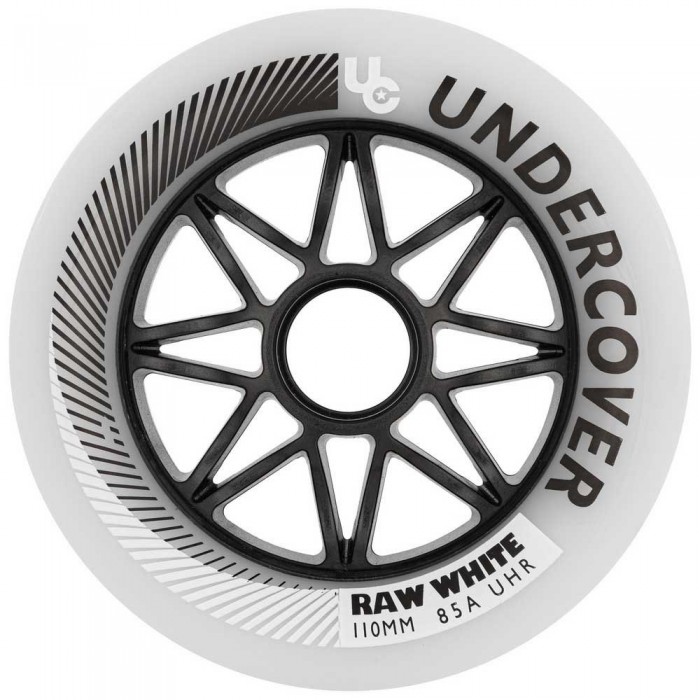 [해외]UNDERCOVER WHEELS 스케이트 바퀴 Raw 85A 3 단위 14139284743 Black / White