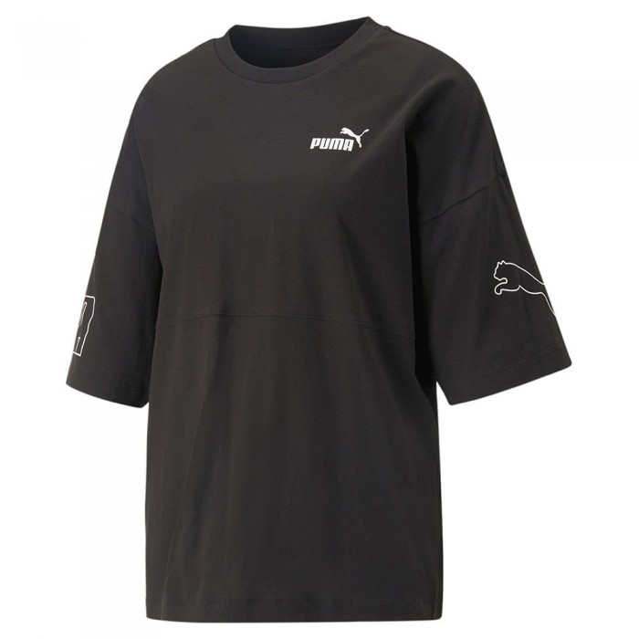 [해외]푸마 파워 Colorblock 반팔 티셔츠 139554591 Puma Black