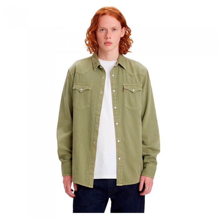 [해외]리바이스 셔츠 Classic Western Standard Fit 139453120 Z8581 Green Garment Dye