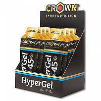 [해외]CROWN SPORT NUTRITION 뉴트럴 에너지 젤 박스 Hyper 45 75g 10 단위 4139775842 Black / Gold