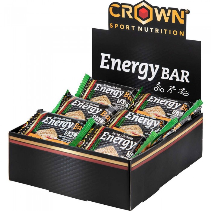 [해외]CROWN SPORT NUTRITION 짭짤한 땅콩 에너지 바 상자 60g 12 단위 4139775870 Black / Brown / Green