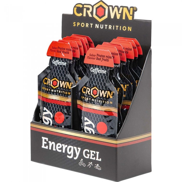 [해외]CROWN SPORT NUTRITION 베리 에너지 젤 박스 40g 12 단위 12139775812 Black / Red