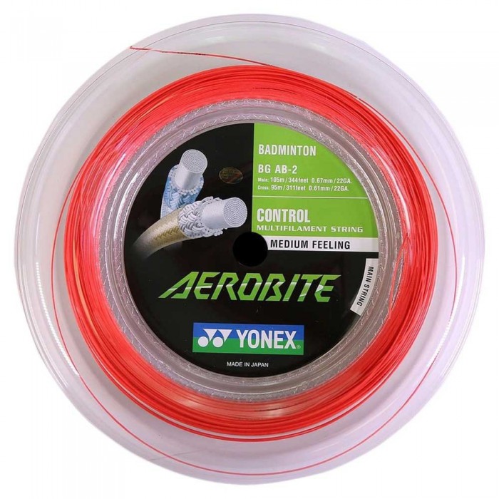 [해외]요넥스 Aerobite 200 m Badminton Reel String 12137646565 White / Red