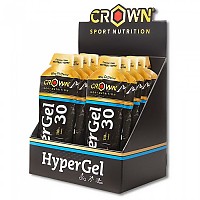 [해외]CROWN SPORT NUTRITION 뉴트럴 에너지 젤 박스 Hyper 30 Hydro 75g 10 단위 6139775834 Black / Gold