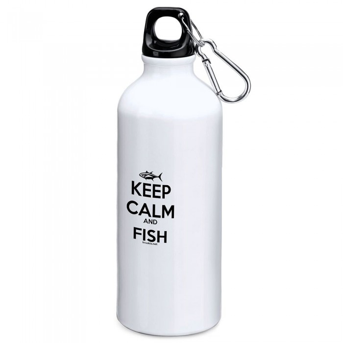 [해외]KRUSKIS Keep Calm And Fish 800ml 병 3139810013 White