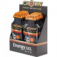 [해외]CROWN SPORT NUTRITION 오렌지 에너지 젤 상자 40g 12 단위 1139775854 Black / Orange