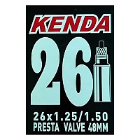 [해외]KENDA 내부 튜브 Presta 48 mm 1139624068 Black