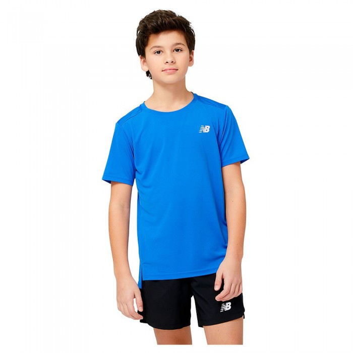 [해외]뉴발란스 반팔 티셔츠 Accelerate 15139471558 Marine Blue