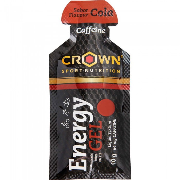 [해외]CROWN SPORT NUTRITION 에너지 젤 Cola 40g 7139775816 Black / Red