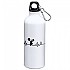 [해외]KRUSKIS Fitness Heartbeat 800ml 알루미늄 병 7139809713 White