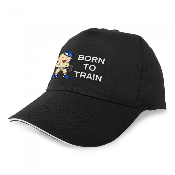[해외]KRUSKIS 캡 Born To Train 7139809394 Black