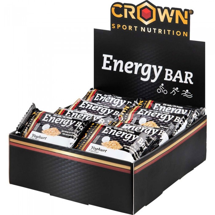 [해외]CROWN SPORT NUTRITION 요거트 에너지바 박스 60g 12 단위 14139775883 Black / White