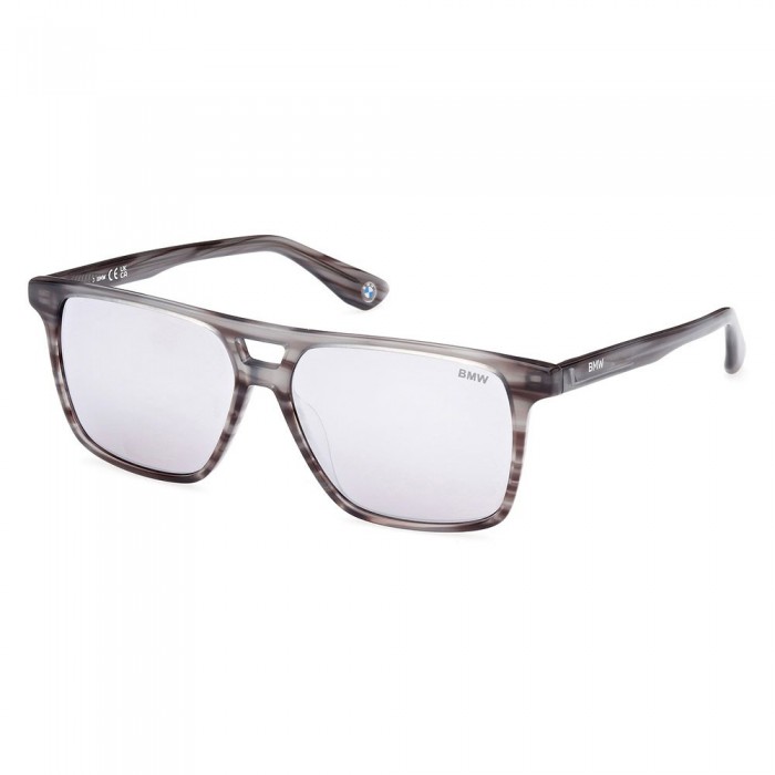 [해외]BMW BW0038 Sunglasses Grey/Other / Smoke Mirror