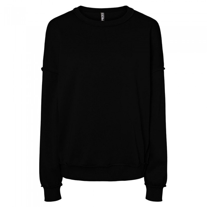 [해외]PIECES 스웨트 셔츠 Megan Oversized 139733440 Black