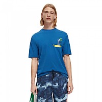 [해외]SCOTCH & SODA Sporty Artwork 반팔 티셔츠 139611218 Riviera Blue