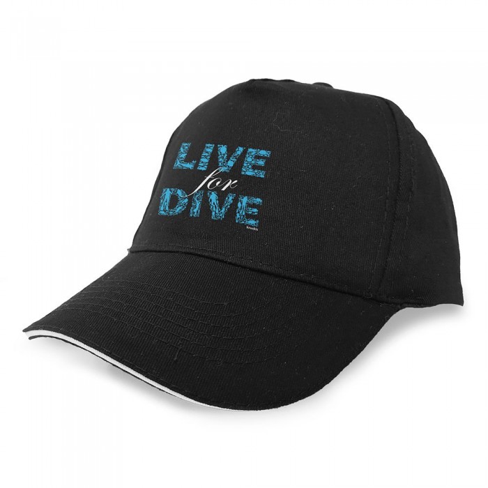 [해외]KRUSKIS 캡 Live For Dive 10139810086 Black