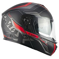 [해외]CGM 모듈러 헬멧 569G C-Max City 9139489715 Black / Red