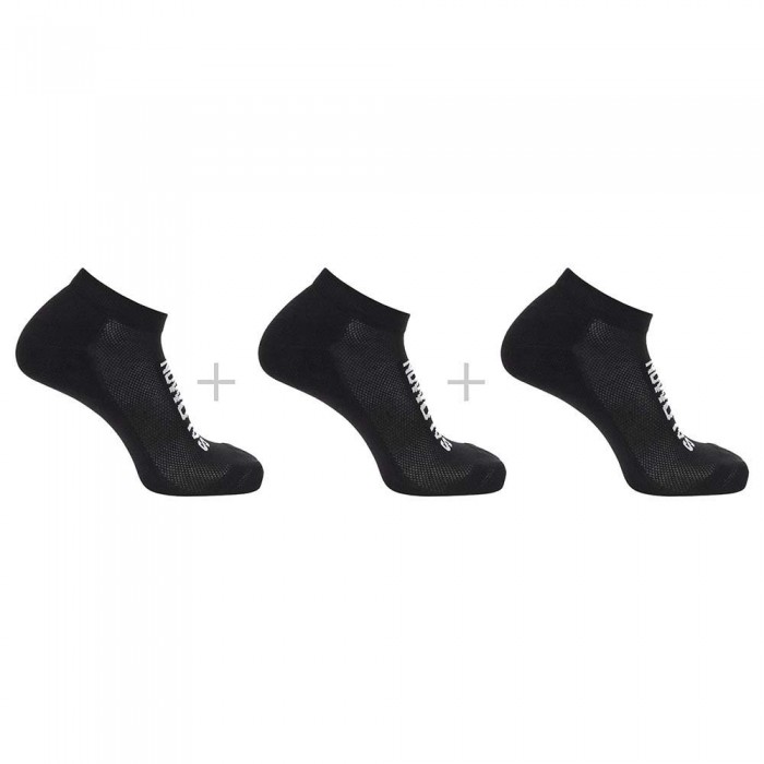 [해외]살로몬 SOCKS Everyday Low Short Socks 3 Pairs 6139477923 Black / Black / Black