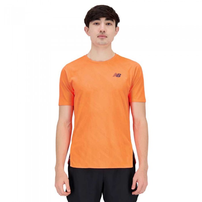 [해외]뉴발란스 Q Speed Jacquard Short Sleeve T-Shirt 6139471826 Neon Dragonfly