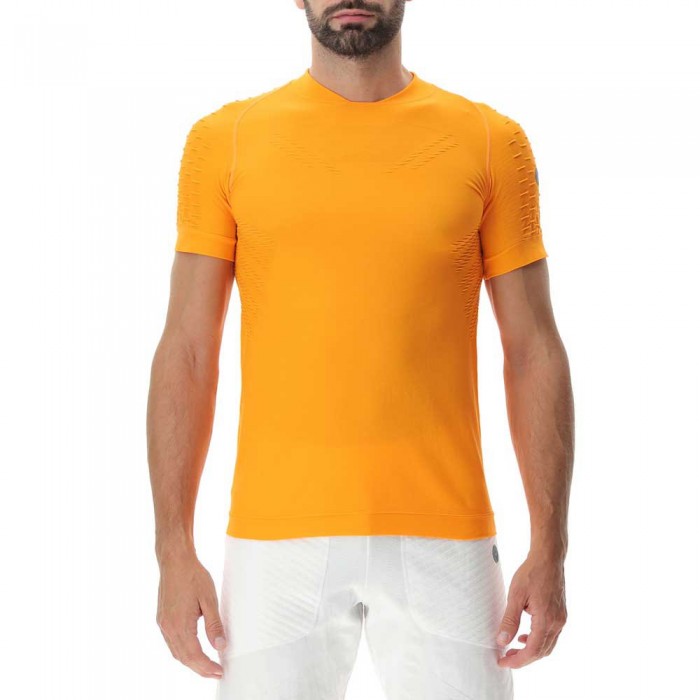 [해외]UYN Run Fit Short Sleeve T-Shirt 6139715558 Orange Pop