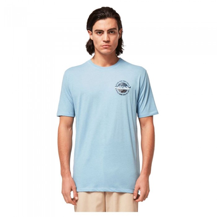 [해외]오클리 APPAREL Inner Circle 반팔 티셔츠 14139487019 Stonewash Blue