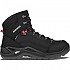 [해외]로바 Renegade 고어텍스 Mid 등산화 4139750422 Black / Ruby Red