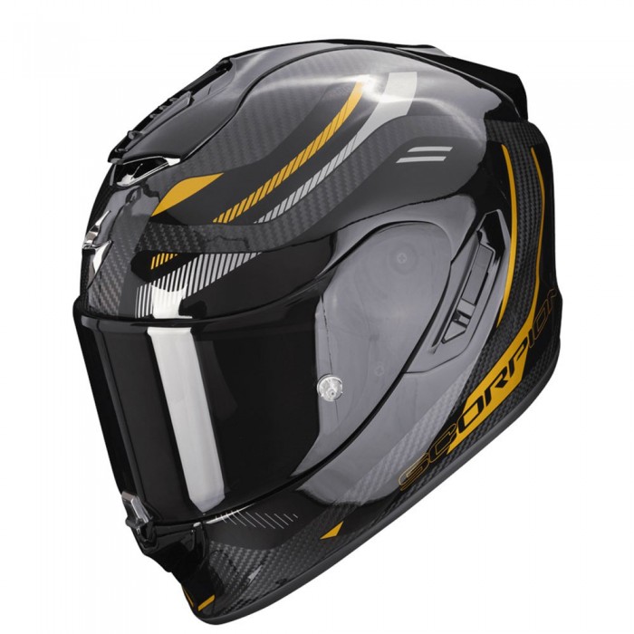 [해외]SCORPION EXO-1400 Evo Carbon 에어 Kydra 풀페이스 헬멧 9139814881 Black / Golden