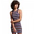 [해외]슈퍼드라이 민소매 짧은 드레스 Vintage Stripe 139817951 Dark Chocolate Brown Stripe