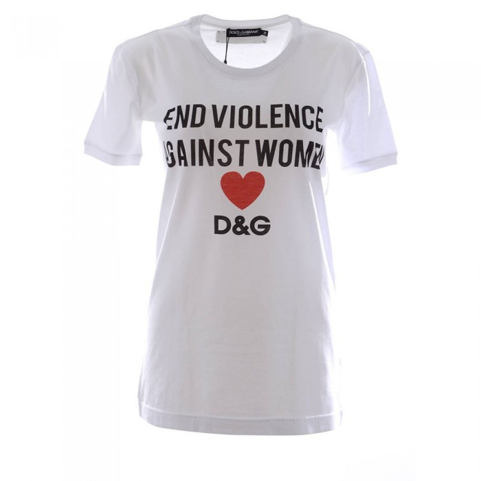 [해외]돌체앤가바나 반팔 티셔츠 End Violence Against 139760143 White