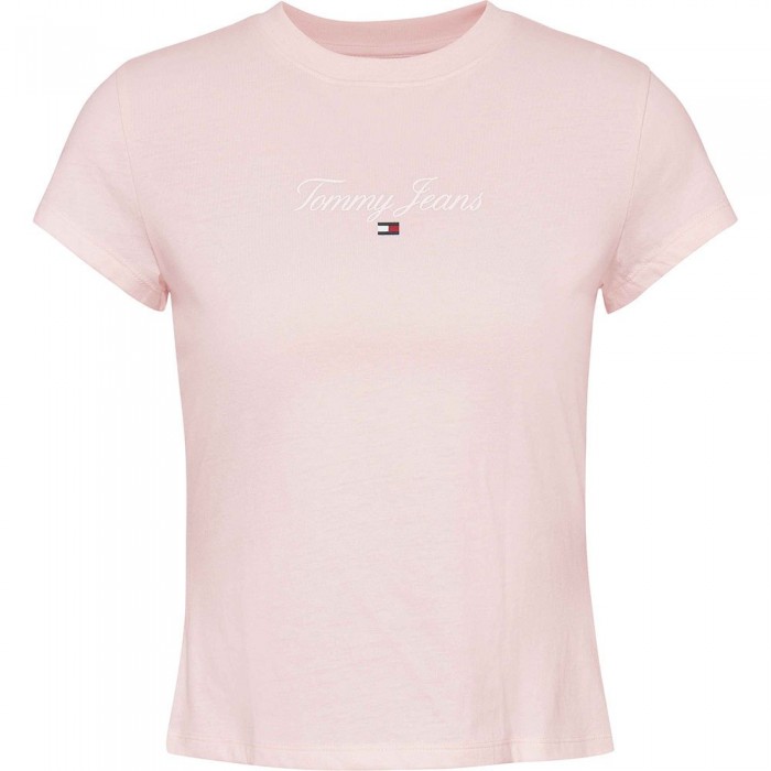 [해외]타미 진 Bby Essential 로고 1 반팔 티셔츠 139774682 Faint Pink