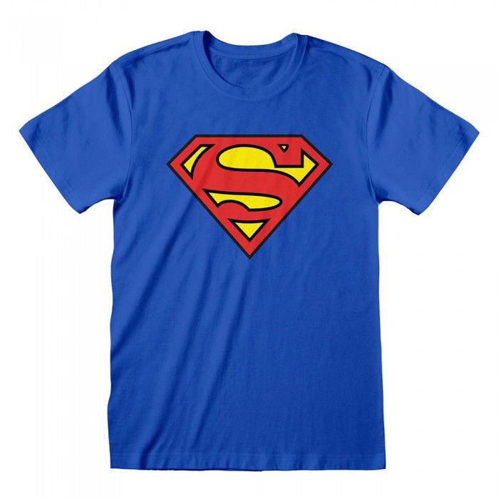 [해외]HEROES Official Dc Comics Superman 로고 반팔 티셔츠 139788603 Blue