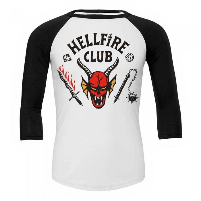 [해외]HEROES Official Stranger Things 4 Hellfire Club 긴팔 티셔츠 139788961 White
