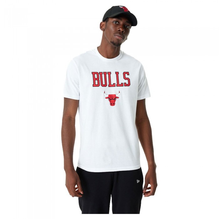 [해외]뉴에라 60357046 NBA 팀 로고 Chicago Bulls 반팔 티셔츠 139483080 White
