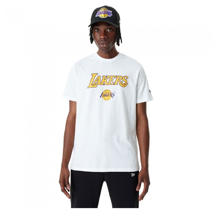 [해외]뉴에라 60357058 NBA 팀 로고 Los Angeles Lakers 반팔 티셔츠 139483092 White