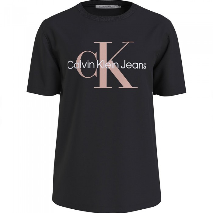 [해외]캘빈클라인 JEANS Seasonal Monologo 숏 슬리브 티셔츠 Ck Black
