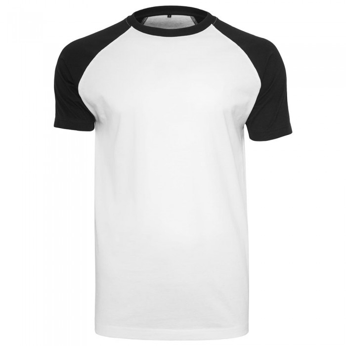 [해외]BUILD YOUR BRAND Raglan Contrast 반팔 티셔츠 139829018 White / Black