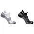 [해외]살로몬 Aero Ankle 짧은 양말 2 켤레 6139477903 Black / White