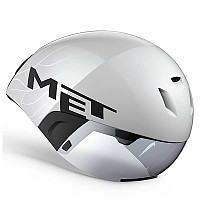 [해외]MET 타임 트라이얼 헬멧 Codatronca 1139722015 White / Silver