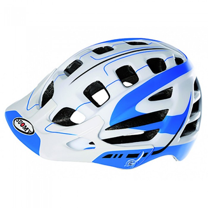 [해외]수오미 Scrambler S-라인 MTB 헬멧 1139801496 White / Blue