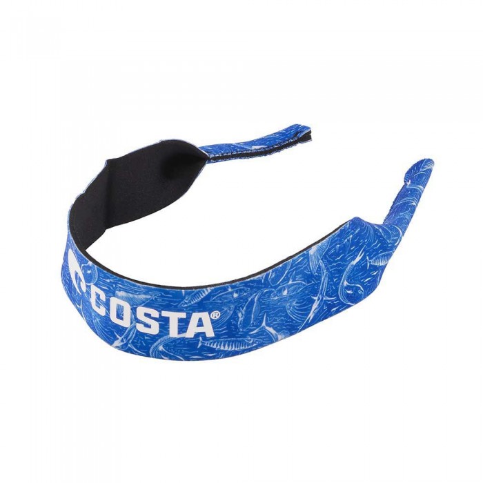 [해외]COSTA Megaprene Retainer Sunglasses Strap 14139078497 Vintage Fish Blue