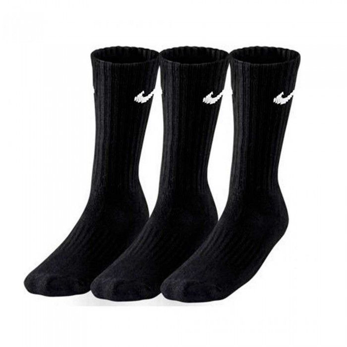 [해외]나이키 Value Cushion Crew Socks 3 Pairs 7135904921 Black / White