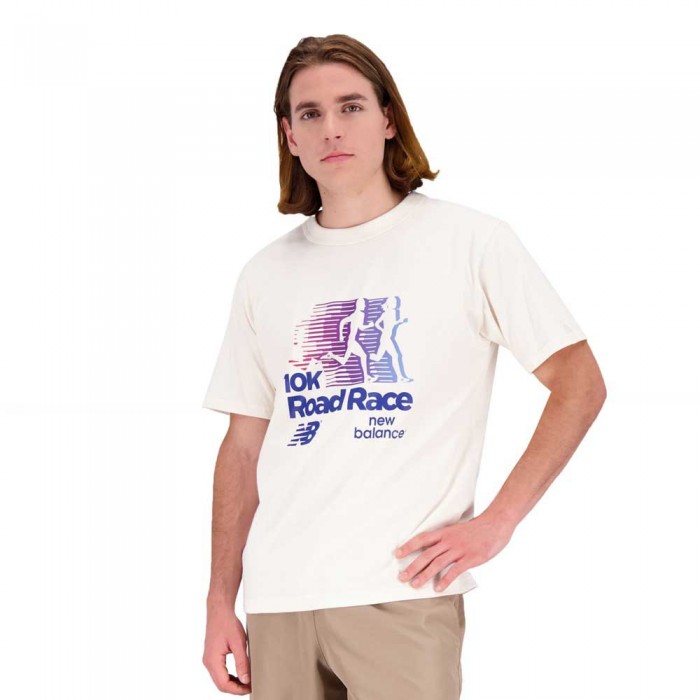 [해외]뉴발란스 Athletics Remastered Graphic Cotton 반팔 티셔츠 139471618 Greige