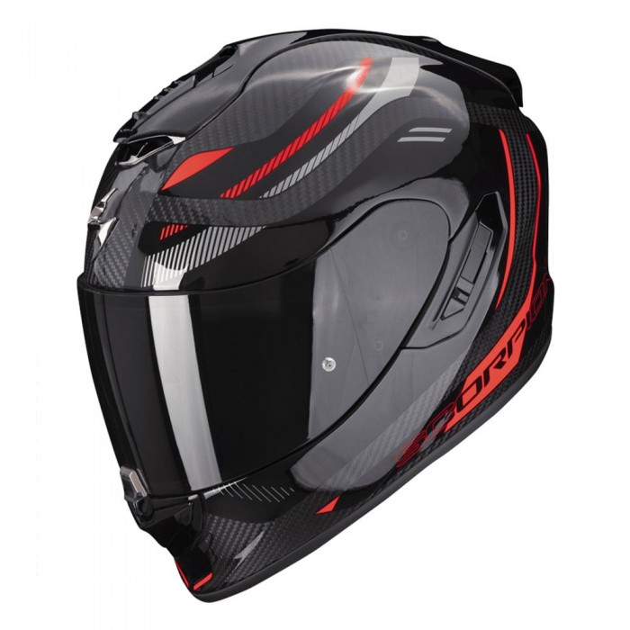 [해외]SCORPION EXO-1400 Evo Carbon Air Kydra 풀페이스 헬멧 9139814883 Black / Red