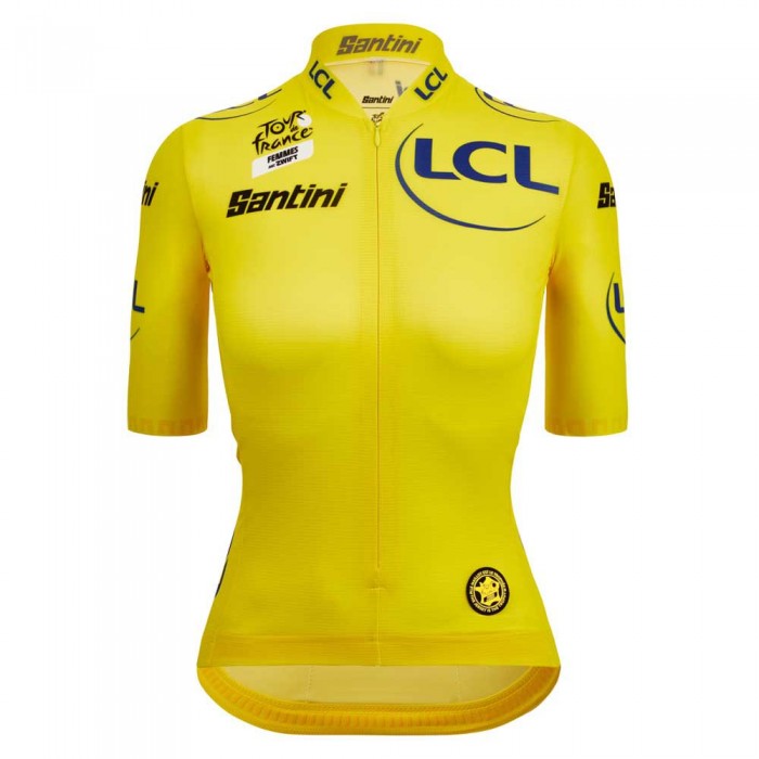 [해외]산티니 전체 리더 반팔 저지 Tour De France Femme Avec Zwift 1139699239 Yellow