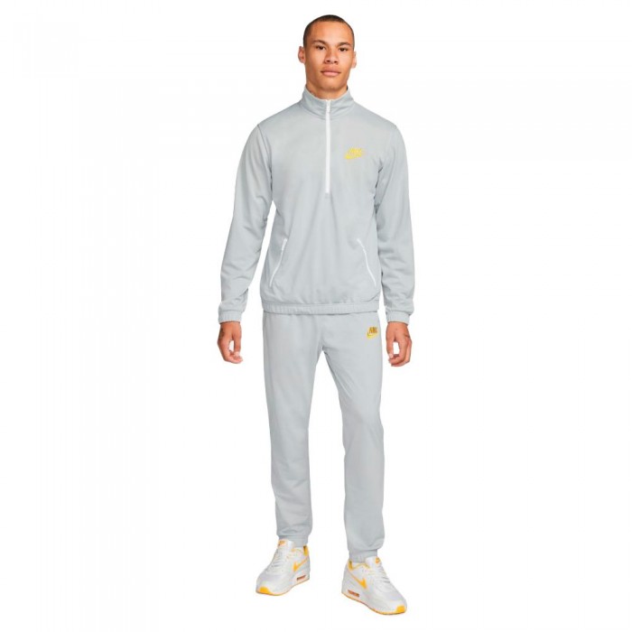 [해외]나이키 Sportswear Sport Essentials Poly Knit Track Suit 12138707862 Lt Smoke Grey / Vivid Sulfur