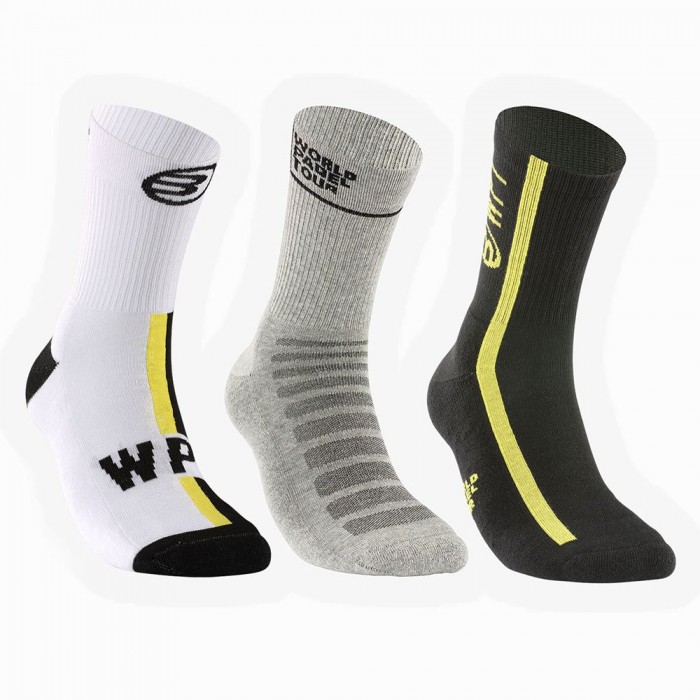 [해외]BULLPADEL WPT 2302 숏 Socks 3 Pairs 12139662302 Multicolor