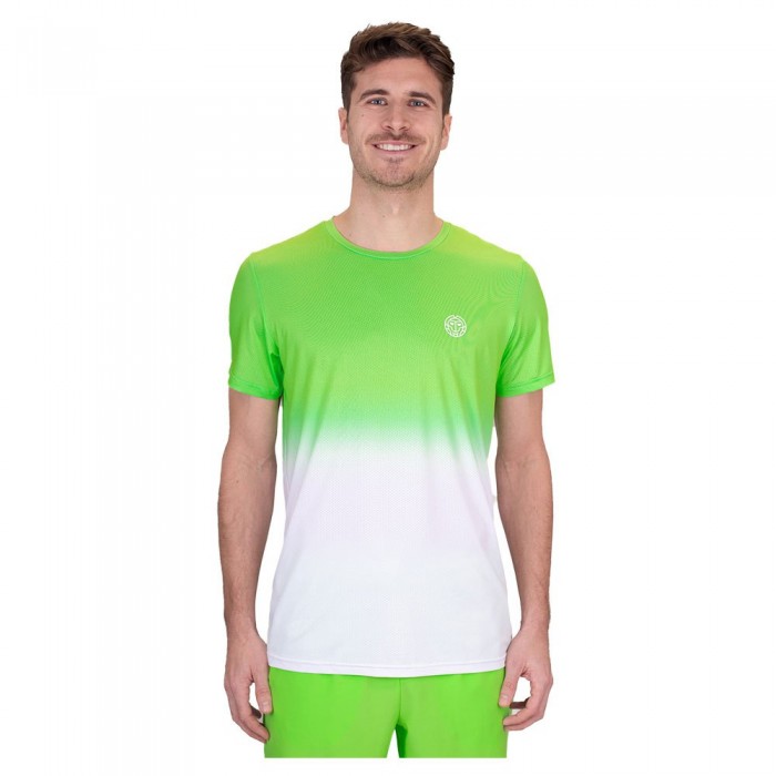 [해외]BIDI BADU Crew Gradiant 반팔 티셔츠 12139826207 Neon Green / White