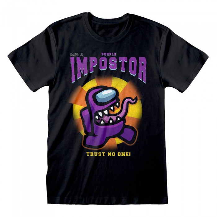 [해외]HEROES Among Us Impostor 반팔 티셔츠 139857902 Black / Black